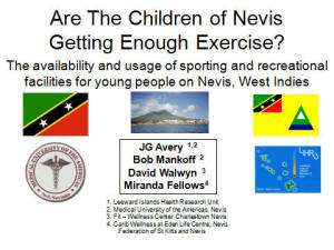Are The Children of Nevis Getting Enough Exercise?