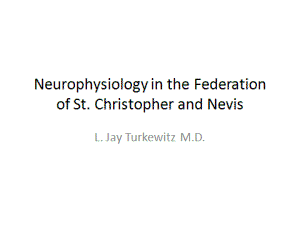 Neurophysiology in the Federation of St. Christopher and Nevis